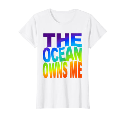 The Ocean Owns Me Shark Design T-Shirt
