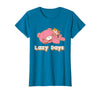 Gloomy Bear The Naughty Grizzly & Pity Lazy Days Anime T-Shirt - Sapphire Blue