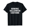 Generic Halloween Costume T-Shirt - Black