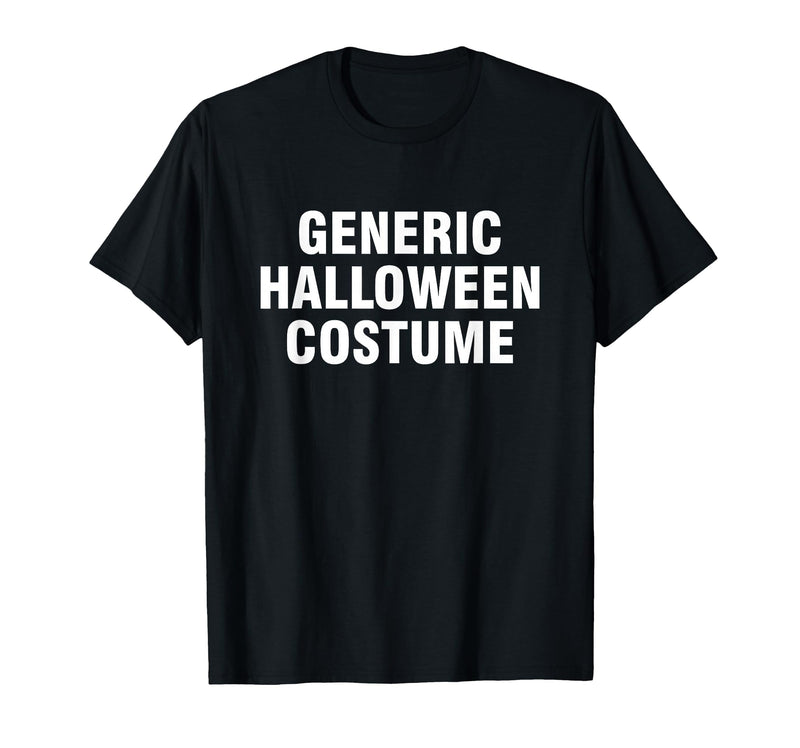 Generic Halloween Costume T-Shirt - Black