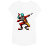 Creepy Halloween Dabbing Dab Dance Dabbing Creepy Clown Scary Halloween Dab Dance T-Shirt - White