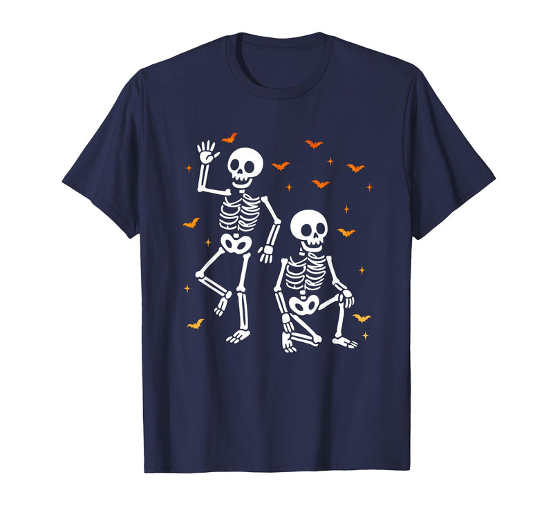 Funny Halloween Trump Skeleton Trump Design Funny Halloween Trump Skeleton Trump T-Shirt - Navy Blue