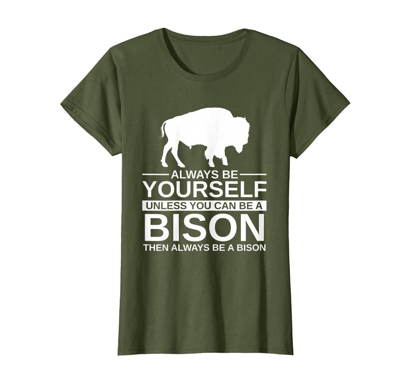 Bison Gift Bison Lover Accessories & Buffalo Stuff Cool Bison Design for Men Women Buffalo Animal Lovers Bison T-Shirt -