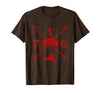 Vacation & Gift Buffalo New York by Addi Buffalo New York NY | Area Code 716 T-Shirt - Brown