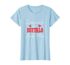 Long Distance Relationships Gifts Someone in Buffalo Loves Me Relationship Couple New York T-Shirt - Baby Blue