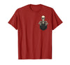 Funny Pocket Skeleton Halloween T Shirt For Men Funny Skeleton in The Pocket Halloween Kids Teens Adults T-Shirt - Cranberry
