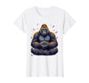 Mademark Meditating Gorilla Zen Monkey Graphic Design T-Shirt - Women - White