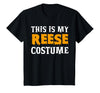 Personal Lazy Halloween Costumes Reese Halloween Personalized Costume Funny T-Shirt - Black