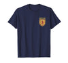 SCOTLAND COAT OF ARMS LION SCOT SCOTTISH Scottish Lion Emblem Scotland Flag Coat of ARMS Independence T-Shirt - Navy Blue