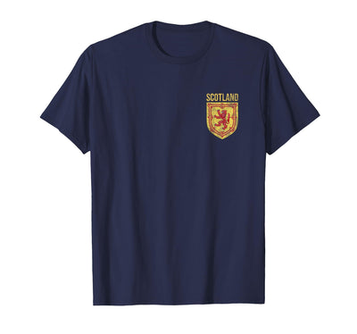 Scottish Lion Emblem Scotland Flag Coat of ARMS Independence T-Shirt