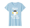 Vulgar Halloween Tee Shop Boo Motherfucker Funny Beer Drinking Ghost Adult Halloween T-Shirt - Baby Blue