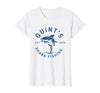 Funny Quints Shark Fishing Vintage Quint's Shark Fishing 1975 Retro T-Shirt - White
