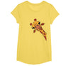 Funny Giraffe women animals costume girls mens Love Giraffes Women Shirt Giraffe Lovers for Kids and Girls T-Shirt - Girls - Lemon Yellow