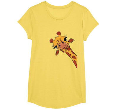 Love Giraffes Women Shirt Giraffe Lovers for Kids and Girls T-Shirt - Girls