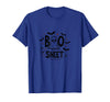Mademark Halloween Humorous Boo Sheet Ghost Face Pun T-Shirt - Royal Blue