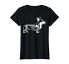 Halloween Corgi Skeleton Spooky Costume Corgi Skeleton Halloween T-Shirt - Black