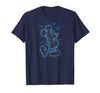 Disney - Mickey Lightning Halloween T-Shirt - Navy Blue