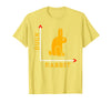 Wittgensteins Rabbit Duck Illusion Physics Nerd Math Geek T-Shirt in Lemon Yellow