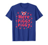 Mademark John Pork's Calling: Here Piggy Piggy Funny Pig Lover Gift T-Shirt - Royal Blue