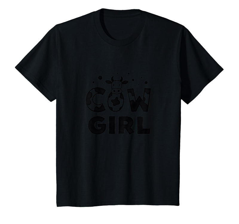 Mademark Cow Girl Moo-tiful Cows For Women Farm Lover Gift T-Shirt - Black
