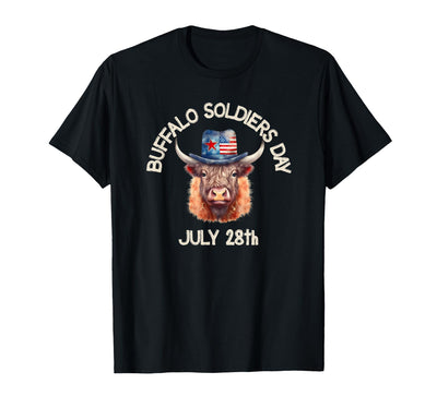 Cow Buffalo Soldiers Day T-Shirt