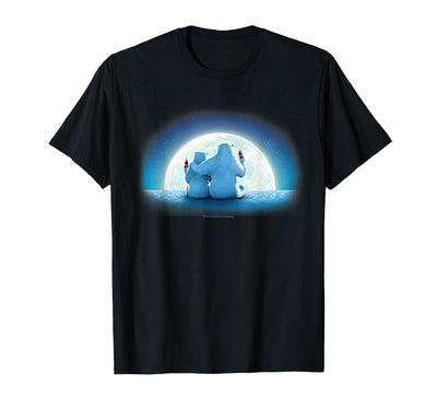 Coca-Cola Christmas Polar Bears Moonlight Portrait T-Shirt