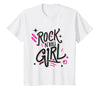 Rock N Roll Girl Halloween Costumes Halloween Rock N Roll Girl Retro Costume Graffiti T-Shirt - White