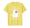I Found This Humerus Funny Ghost Nurse Halloween T-Shirt - Lemon Yellow