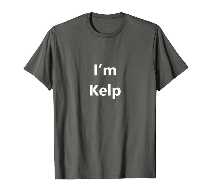 EPQCJ3o Designz Funny Kelp Halloween Costume Seaweed Pretend Minute Idea T-Shirt - Asphalt Grey