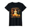 Art-Wear Happy Lab-O-Ween Labrador Halloween Dog Lover Design T-Shirt - Black