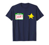 halloween costumes by Jean Olivier Funny Halloween Officer tee - doofy Costume Halloween T-Shirt - Navy Blue