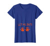 Halloween Pregnancy Costume Funny Tees Let Me Out Halloween Pregnancy Costume Baby Funny T-Shirt T-Shirt - Royal Blue