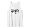 Queer & Gay Body Builder Daddy Bear Muscle Jock Funny Gay Men's Muscle Gym Bro - Protein Shake Brotein Tank Top - White