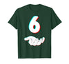 Cool Six Seven Meme Design Couple Matching Him Her Funny 67 Six Seven Meme Couple Matching Halloween Costume T-Shirt - Dark