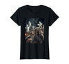 Funny Halloween Animals Selfies Clothing Funny Squirrel Selfie with Ghosts Haunted Forest Halloween T-Shirt - Black