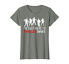 Zombie Dance Costume Halloween Party Tee Funny Zombie Halloween Shirt I’m Just Here to Thriller Dance T-Shirt - Olive Heather