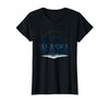 Mademark Wild Alaska Adventure: Bear, Fish, Eagle Mountain Scene T-Shirt - Black