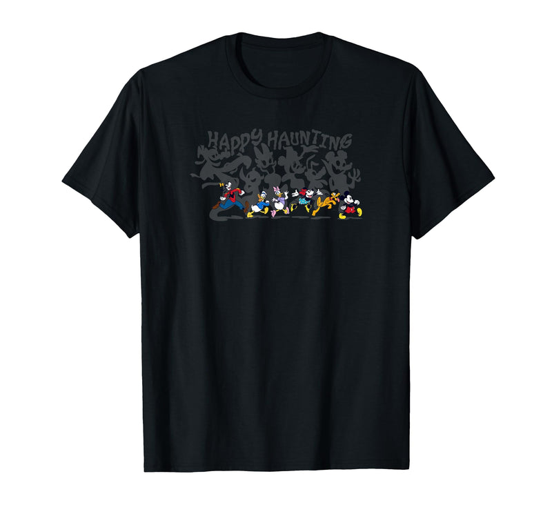 Disney Mickey and Friends Halloween Happy Haunting Group T-Shirt - As Pictured