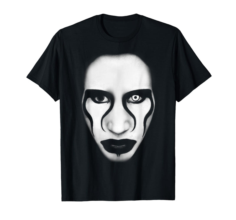 Marilyn Manson Face and Flag T-Shirt - As Pictured