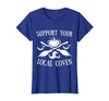 Support Your Local Coven Halloween tee Support Your Local Coven Halloween Coven Witch T-Shirt - Royal Blue