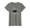 Lazy Last Minute Cleopatra Halloween Costumes Couples Halloween Costume Shirts I'm with Cleopatra T-Shirt - Olive Heather