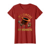 Mademark My Circus My Monkeys Funny Women Design T-Shirt - Women - Cranberry Red