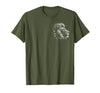 MyAnimal - Your Favourite Animal Wear Lion Head - Cool Portrait of a Proud Lion on Chest T-Shirt - Olive Green