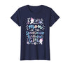 Faboolous Family Halloween Birthday Party Outfits Mom of the Spooktacular Birthday Girl Halloween Family T-Shirt - Navy Blue