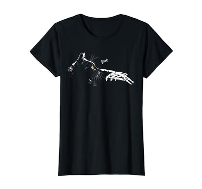 Cat shirts for Men Women Kids Girl Boy - More Here Cat Skeleton Hand Boop Halloween Cute Black Cats Pet Kitty T-Shirt