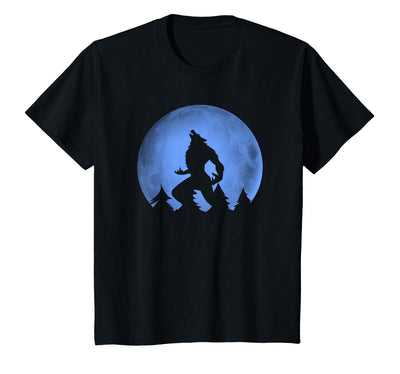 Ideas Halloween costume " Wolf moon " Wolf Halloween Costume Werewolf Blue Moon Scary for Men Boys T-Shirt