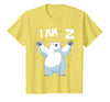 2 years old 2nd birthday Polar Bear Kids 2 Years Old 2 Birthday Polar Bears Boy Girl Polar Bear T-Shirt - Lemon Yellow