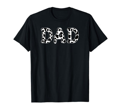 Cow Dad Birthday Family Matching Girl Boy Farm Birthday T-Shirt
