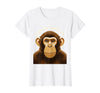 Mademark Living My Jungle Life Monkey Design T-Shirt - Women - White