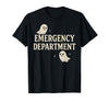 Emergency Department Shirts & Gifts HHWCo. ER Halloween Emergency Department Cute Ghost Design Spooky T-Shirt - Black
